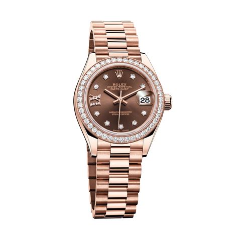 rolex datejust ladies gold diamond dial bezel|rolex 28mm ladies datejust watch.